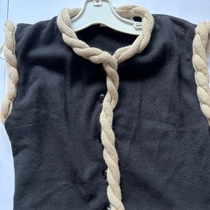 Vintage Cashmere Valentino for Panache vest